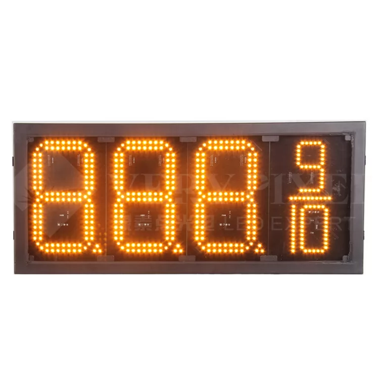 8.88 9/10 LED Gas Station Price Sign-Yellow-8''