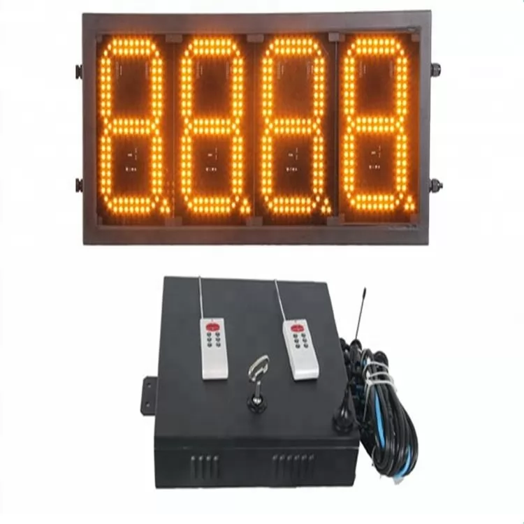 8.888 LED Gas Station Price Sign-Yellow-8''