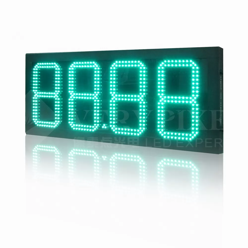 8.888 LED Gas Station Price Sign-Green-8''