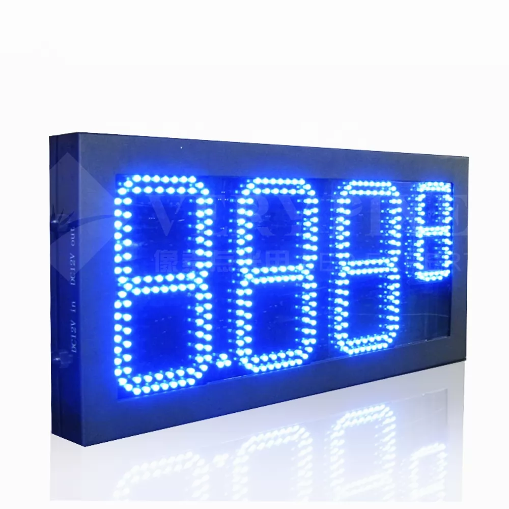 8.889 LED Gas Station Price Sign-Blue-12''