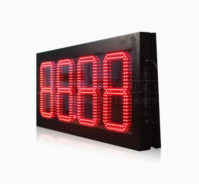 8.888 LED Gas Station Price Sign-Red-16''