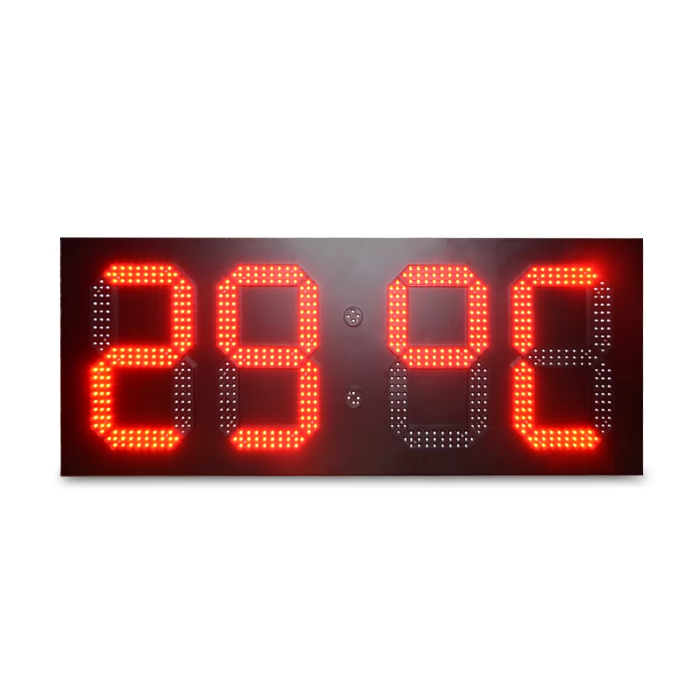 Time & Temperature LED Sign-88:8℃/℉-Red-8"-IP43