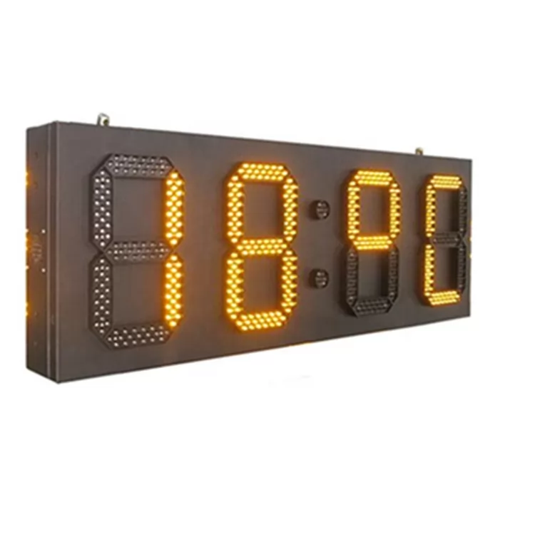 Time&Temperature LED Sign-88:8℃/℉-Yellow-5”-IP65