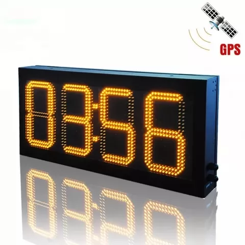 Time&Temperature LED Sign-88:8℃/℉-Yellow-16"-IP43